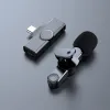 Microfones sem fio Lavalier Microfone portátil gravação de vídeo Mini Mic para Tipo C IOS Facebook YouTube Live Broadcast Gaming