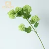 Decorative Flowers 1PC Simulation Long 5 Heads Hydrangeas Green Plants Home Furnishings Forest Series Living Room Decor