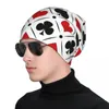 Berretti poker a quattro tute con cappello di moda con cappello di moda a maglia calda autunno autunno cappelli da berretto da esterno per uomini donne adulte