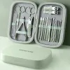 Blade Professional Manicure -Werkzeuge Set Edelstahl Nagel Clipper Handfußnägelwerkzeuge Pediküre Paronychia Nippers Trimmer Cutters