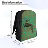 Sac à dos coutume sihthound greyhound fleurs art hommes femmes bookbag de mode pour collège sacles animaux pour chiens