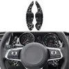 Accessoires de voiture en fibre de carbone Shiftdle de volant pour Volkswagen Golft 6 / GTI / Tiguan / VW Sharan / Talagon / Screocco / Seat / CC / Polo GTI