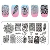 Масло kimcci Nail Art Plate Plate Diy изображение Маникюр Пластиковые шаблоны трафареты салон красоты польские инструменты 12*6 см серии Xyl