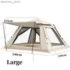 Tentes et abris Camping extérieur entièrement automatique pliage d'ouverture rapide pour accueillir 3-4 personnes plage double étanche camping en gros tente l48