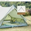 Tält och skydd mobi trädgård natur vandring tält utomhus utrustning familj ljus lyx stort rymd regnprov tung bomull camping tält resor l48