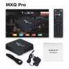 Box Smart TV Box Android 10.0 MXQ Pro 4K Allwinner H3 16+256G 3D 2.4G Wi -Fi Google Play YouTube Media Player bardzo szybkie rozstrzygane pudełko telewizji