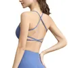 Sport ondergoed dames schokbestendige hoogwaardig halter kruipen terug terug uit één stuk yoga vest running fitness bh