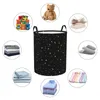 Sac à linge Fashion Bling Crystal Diamond Basket Rhineston Match Pattern Touts Vêtements de rangement de rangement pour enfants