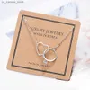 Pendant Necklaces New in 925 Sterling Silver Ring Heart Necklaces For Women Wedding Luxury Designer Jewelry Accesories Wholesale GaaBou240408L96J