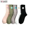 3 Pairsset Fashion Planet Cotton Women chaussettes Harajuku Alien Imprimé confortable Happy Funny Street Sports Casual Femme 240408