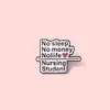 Hemşirelik Öğrenci Emaye Etiket Pin Öğrencileri Giyim Broşlar Çanta Rozetleri