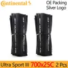1 Pair Continental ULTRA SPORT III 7002325C 28c Road Bike Tire foldable bicycle tyres Grand Sport race 240325