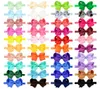 Baby Girls Bow Headband 39 colors Turban Solid color Elasticity Hair Accessories fashion Kids Hair Bow Boutique bowknot Hair Band1838717