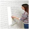 배경 화면 거실 거실 장식 폼 벽돌 패턴 방수 벽 스티커 70cmx100cm 자체 접착 3D 패널 껍질과 스틱 벽지