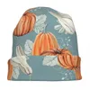 Berretti di zucca e tutto bello giorno del Ringraziamento a maglia a maglia cappello di moda con cappello di moda autunno Cappelli da berretto inverno per uomini donne adulte