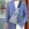 Mens Chest Bags Casual Waist Small Short Trip Travel Carry Waterproof Shoulder Crossbody Nylon Handbags 240402