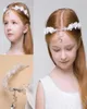 2018 Rhinestone Girls Head Pieces Junior Bridesmaid Bride Accessories Headband Hairwear Crystal Children Hair Wedding Accessories9742224