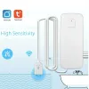 Detector waterspiegel lekkage wifi water leksensor detector alarm overloop beveiligingssysteem werkt met smart home