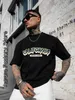 メンズTシャツ2024サマーメンカジュアルコットンTシャツカリフォルニア印刷トップスTEES MALE FASION CAMISETA AMERICAN VINTAGE CLOSTION STREETWEAR H240408