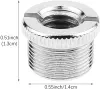 スタンド6 PCS 5/8 "男性から3/8"マウント用のKnurlsを備えた女性コンバータースレッジアダプターブームアームマイクスタンド