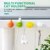 Silicone Cable Organizer USB Cable Wall Hooks Thumb Self Adhesive Wire Holder Cord Hanger Storage Office Car Kitchen Bathroom