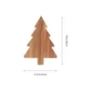 Piatti di legno creativo albero di Natale decorativo decorativo assi per salumi naturali