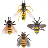 Смоделированные пчелиные украшения домашний декор насекомые декорации игрушки на рабочие столы Реалистичные статуэтки пластиковые живые пчелиные