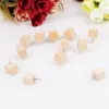 30 pc's houten thumbtack kwadraat voor creatieve decoratieve tekening pushpennen