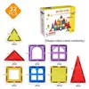 Magneti giocattoli magnetici di grandi dimensioni giocattoli di costruzione magneti Montessori Brack magnetici educativi Blocchi magnetici per bambini Regalo per bambini 240409