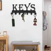 Ganchos chaves de parede de metal preto suporte de chave de parede 25 x 11 2,5 cm para a sala de estar pendurada para cabide