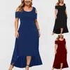 Casual Dresses Plus Size Dress For Fat Mm 2024 Woman Summer Loose Elegant Off The Shoulder Women Clothing Vestidos