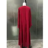 Abbigliamento etnico Fashioni musulmane Donne Maxi Dress Eid Mubarak Jalabiya Marocain Kaftan Dubai Abaya Turkish Robe Ramadan Vestidos