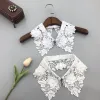 Popular Main Color Water-soluble Flower Boutique Embroidery Piece detachable collar shirts women collars New Free shipping