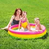 Dzieci nadmuchiwany kreskówka do basenu Składany przenośny okrągły wanna wewnętrzna letnia wiosłu