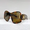 Designer Sonnenbrille für Frauen Luxusbrille Volksbrief Sonnenbrille Frauen Brille Fashion Metal Sonnenbrille mit Box 6Color Yux3