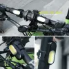 コブLED自転車ランプ5モードバイクテールライトUSB充電式防水MTBロードバイクテールライト安全ヘルメット警告灯