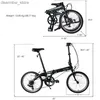 Bike Dahon Vybe D7 Folding Bike Lightweight Aluminium Frame;Ingranaggi Shimano a 7 velocità;20 FoldAb Bicyc per adulti L48