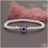 Bracelet de perle du brin de brin Bracelet Eyes Fashion Simplicité TRENDIALE TENDU POLUDEMENT BOHEMIAN ADMINATION DU BOHEMIEN DROP DEVILE