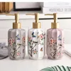 Liquid Soap Dispenser Ceramic Lotion Bottle Home Decoration Accessories Creative Bathroom Supplies Decorative Ornaments Simple Shower Gel