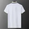 Klassieke herenpolo shirt zomer casual polo mode geborduurd gedrukt poloshirt hoge kwaliteit korte mouwen t-shirt 90138