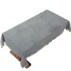 テーブルクロスAT69 -TableCloth Arrow Pattern CottonLinen Dust -Proof Cover for Kitchen Dinning Tabletop Decor for