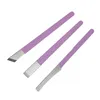 3pc teennagel schraper manicure gereedschap voeten nagel ingegroeide cuticle pedicure mes set dode huidverwijderingen bestanden voetverzorging pedicure tools