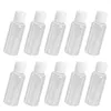 Opslagflessen 10 stks 50 ml heldere lege navulbare dop kneep reisgrootte containers voor shampoo body toner lotion