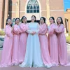 Roupas étnicas Mulheres dama de noiva Vestido de festa de casamento Aberto abaya dubai muçulmano kaftan quimono cardigan islam com cinto de jalabiya peru