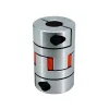 HLTNC 1Pcs 8/9.5/10/12/12.7/14/15/16/17/18/19/20/22mm D40mm L55mm 3 Jaw Motor Shaft Flexible Plum Coupling Shaft Coupler Clutch