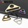 Meetee 10pcs 20-50mm fivelas de metal para cinta de saco ajuste fivela de fivela de galho de biquíni slider de biquíni slider Acessórios de hardware DIY