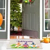 Ковры Пасхальные дверь коврики яйца цветочные милые ковровые весенние вечеринка дома ванная комната анти-скольжение декор швейцар