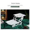 Cake Stand European Style 2 Tier Pastry Cupcake Fruit Plate Serving Dessert Holder Wedding Party Home Decorfor european style dessert holder