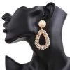 Aretes Boho New Oorbellen Beads Bears с бахронами с серьгами для женщин для женщин этнические голубые свисание