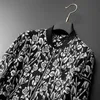 Designer herrjacka avancerad jacquard cardigan casual jacka rockar män trendiga märke höst ny baseboll kostym man jacka topp